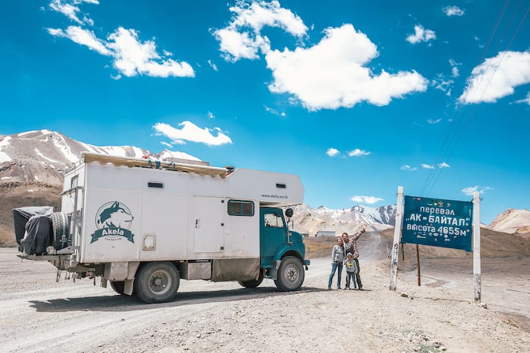Akela Camping-Lastwagen Zentralasien