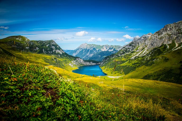 Der größte See der Ostalpen: der Tappenkarsee (1.762 m) in den Radstädter Tauern