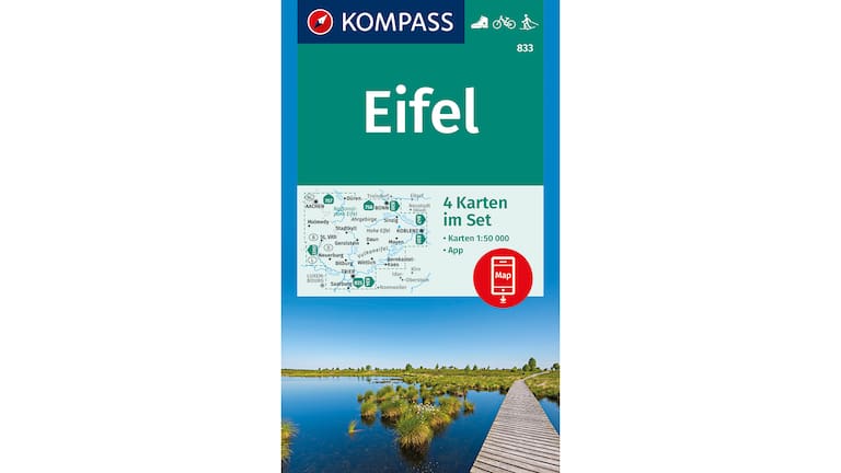 Die passende Wanderkarte zur Tour: Eifel Wk 833