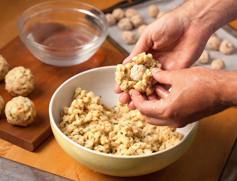 Gefüllte Knödel vom Waxriegelhaus in der Steiermark