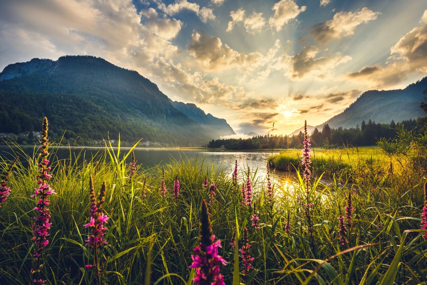 Der Weitsee ist einer der drei Seen in „Klein-Kanada“.