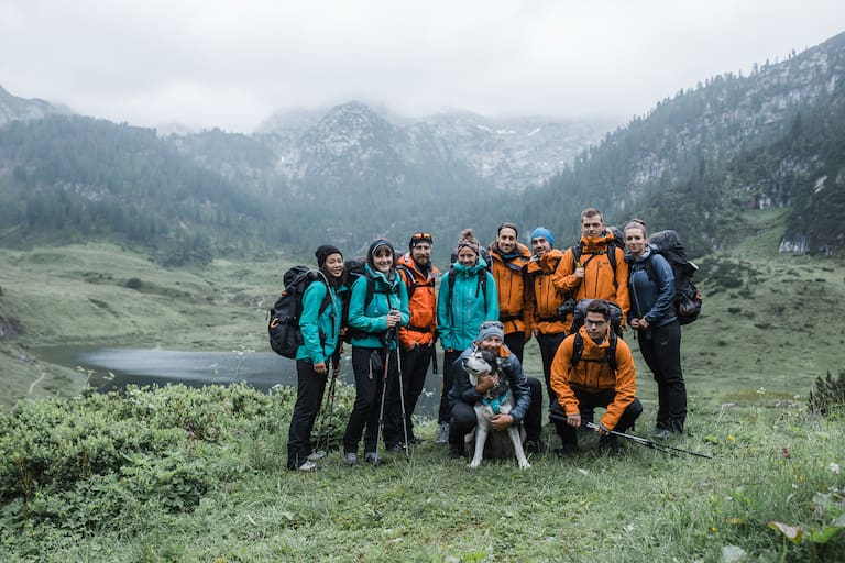 Jack Wolfskin Alpenüberquerung Teilnehmer