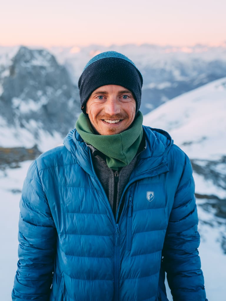 Sebastian Scheichl ist für seine Instagram Fotos zur schönsten Zeit am Berg: Bei Sonnenauf- und Sonnenuntergang. 