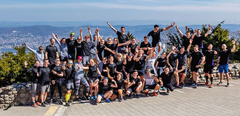 Kick-Off der adidas Infinite Trails Community Tour am Uetliberg in Zürich