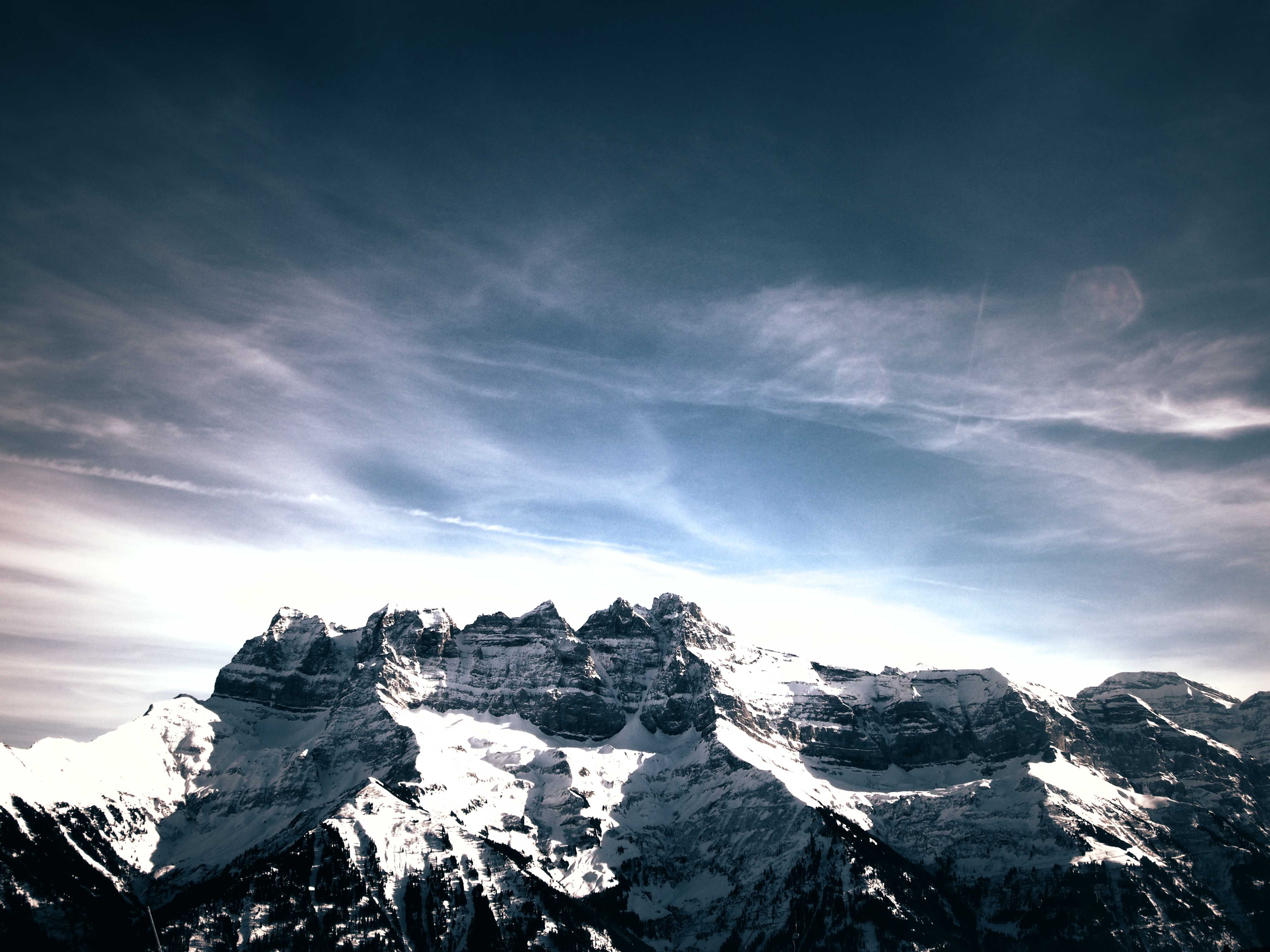 Alpen: Bergpanorama