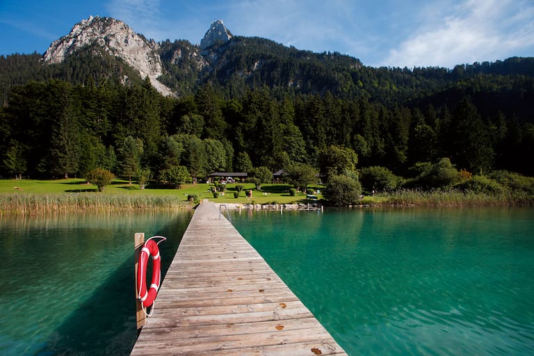 Alpseebad im bayerischen Allgäu