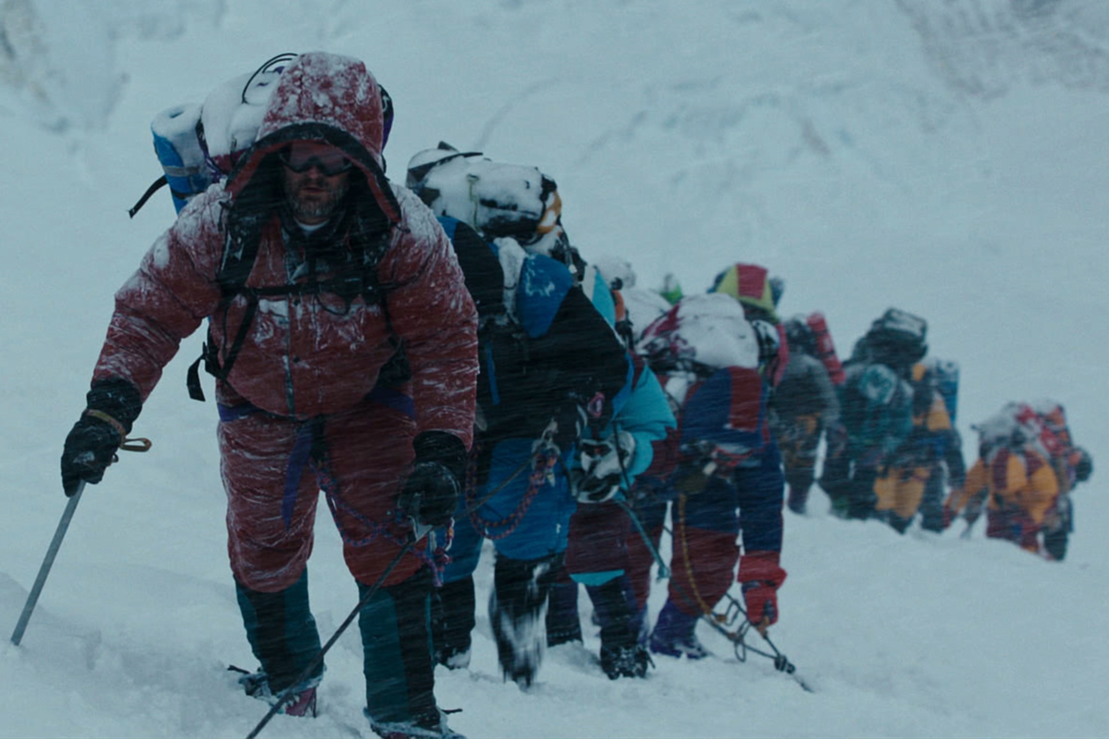 Aus dem Film "Everest 3D": Anstieg im Gänsemarsch
