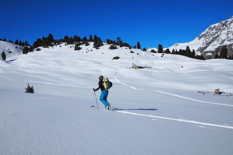 Skitour auf den Piz Buffalora in der Schweiz