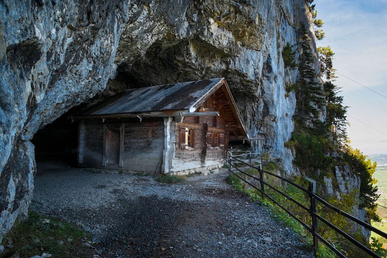 Die Bärenhöhle am Alpstein im Kanton Appenzell-Innerrhoden