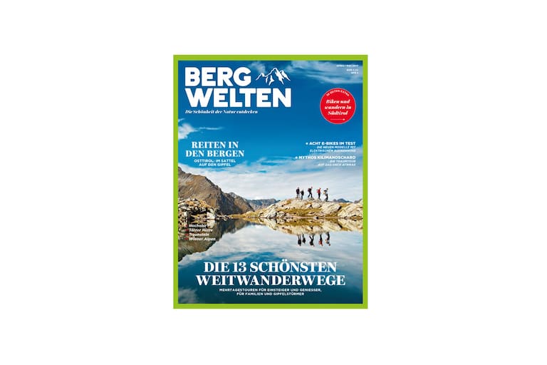 Cover des Bergwelten Magazins (April/Mai 2017)