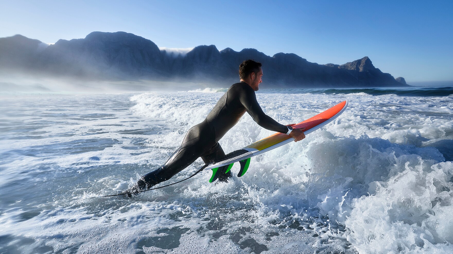 Surfer aufgepasst: Die fēnix 6 – Pro Solar kann mit Surfline Sessions gekoppelt werden und erstellt dann Videos von jeder Welle, die du vor einer Surfline-Kamera reitest.