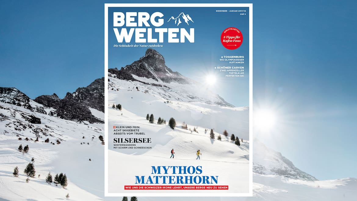 Cover des Bergwelten Magazins (Winter 2017/18)