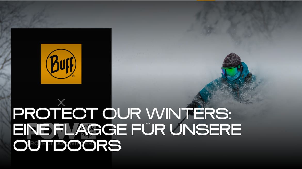 Gemeinsam mit der Initiative Protect Our Winters macht BUFF auf den Klimawandel aufmerksam.