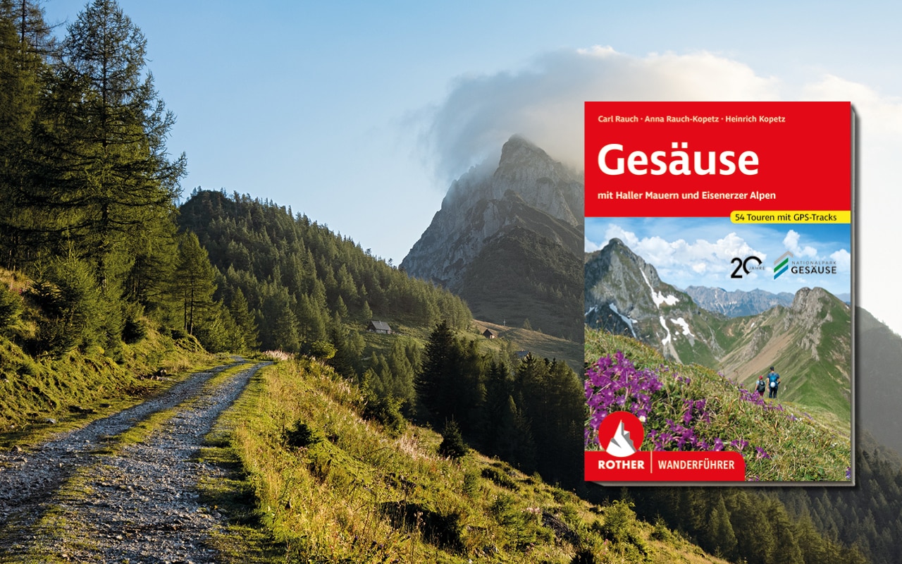 Die Tour „Johnsbacher Höhenweg“ findest du im Rother Wanderführer „Gesäuse“.