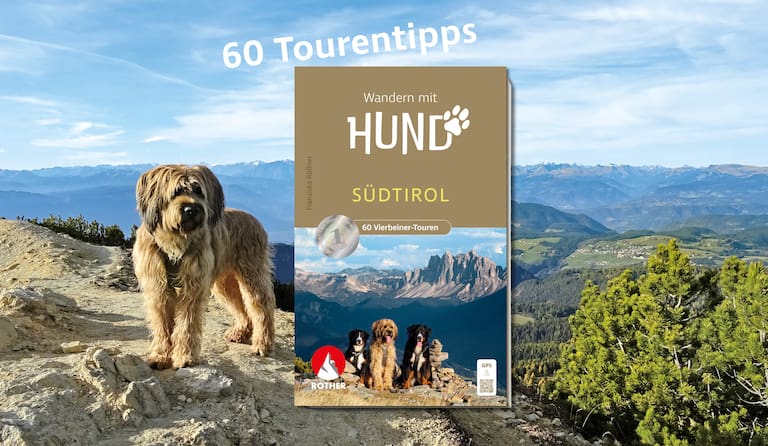 Rother Wanderbuch „Wandern mit Hund – Südtirol“