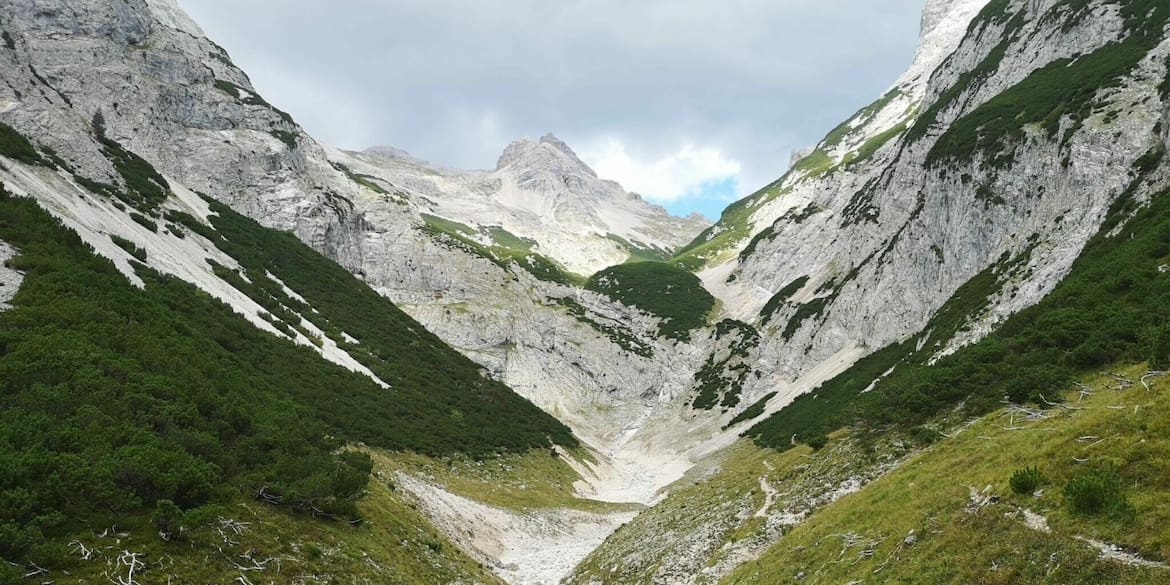 Die Birkkarspitze stellt die höchste Erhebung im Naturpark Karwendel dar.