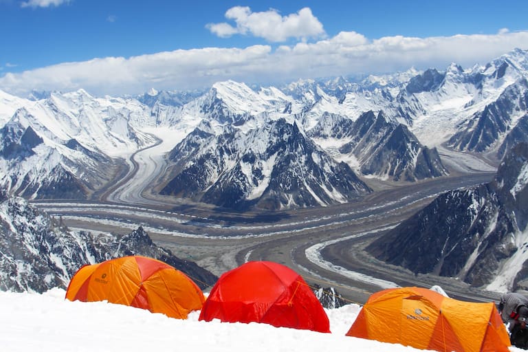 Hochlager am Broad Peak im Karakorum