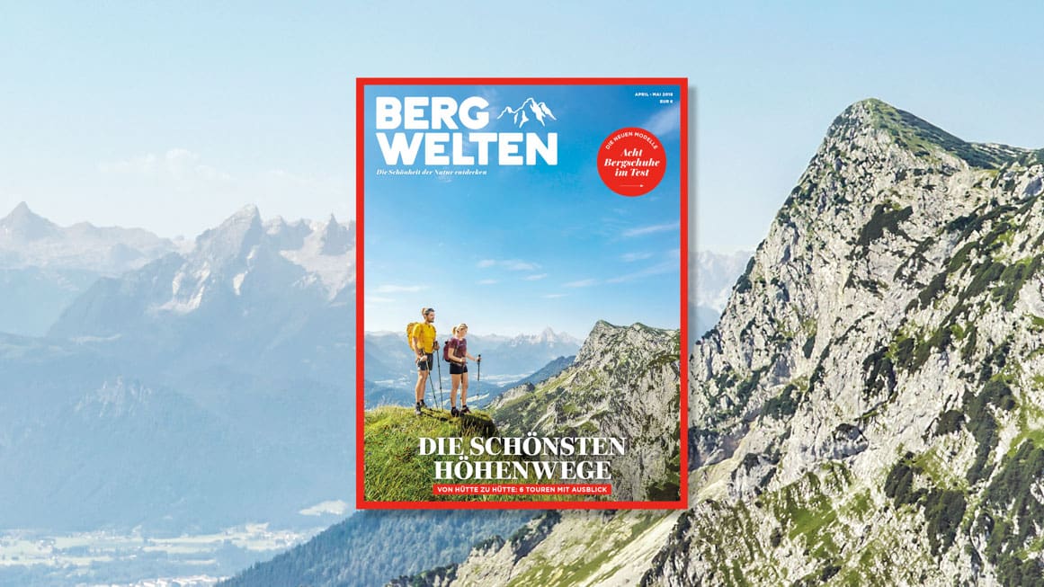 Cover: Bergwelten Magazin (April/Mai 2018)