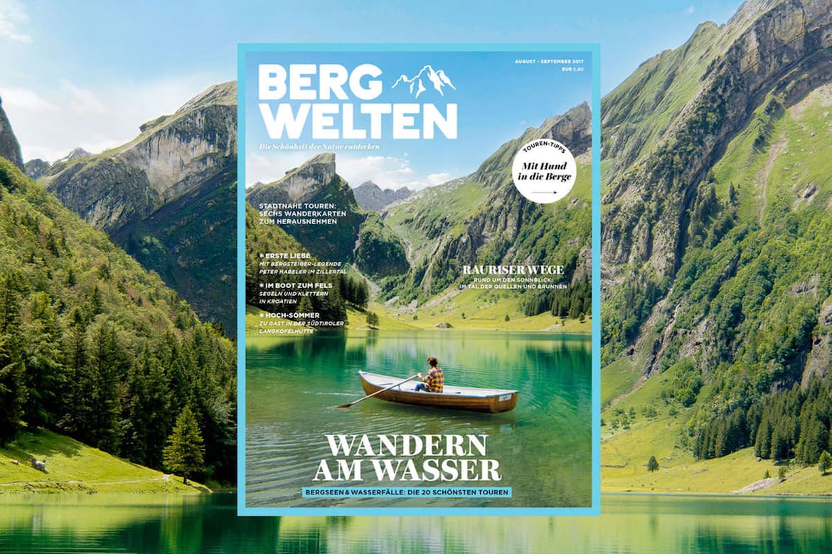 Cover vom Bergwelten Magazin (August/September 2017)