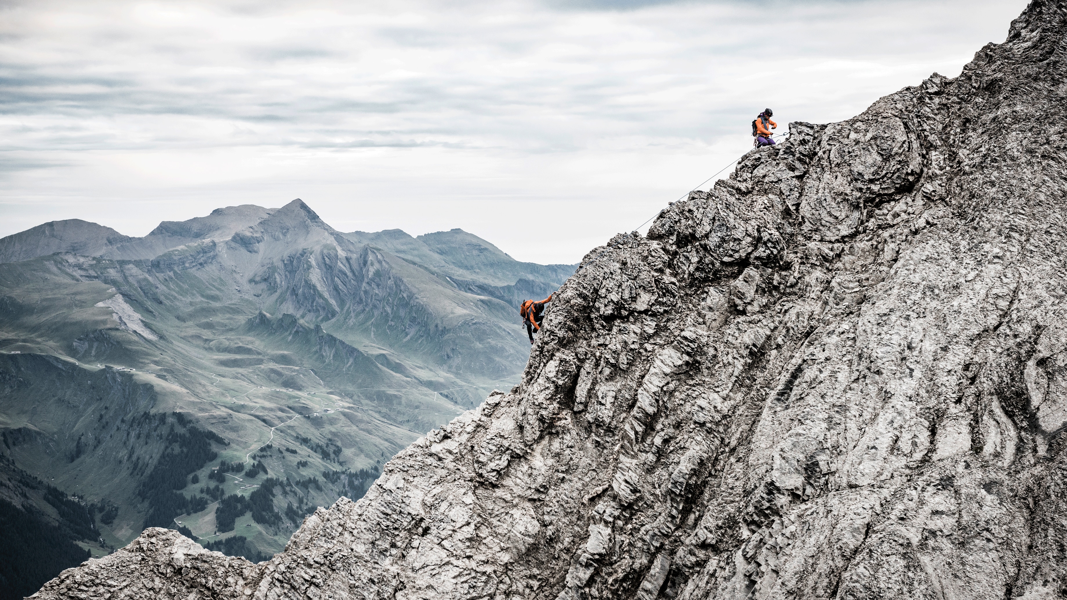 Eiger Extreme: Kletterei am Mittellegigrat in der Jungfrau-Region