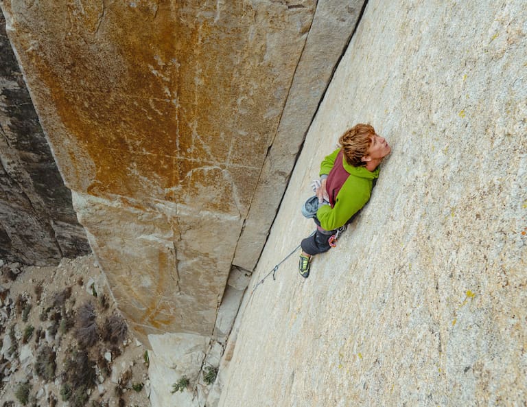 Kletterer Jack Nugent wagt sich den „Queen of Heartbreak" Fels hinauf
