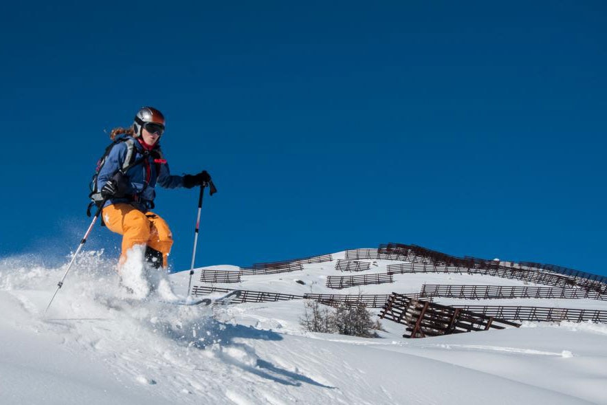 Skitour in Osttirol: Abfahrt vom Gabesitten