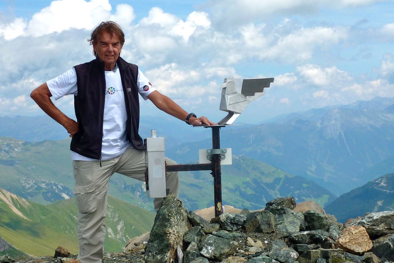 Gerald Aichner am Geier in den Tuxer Alpen