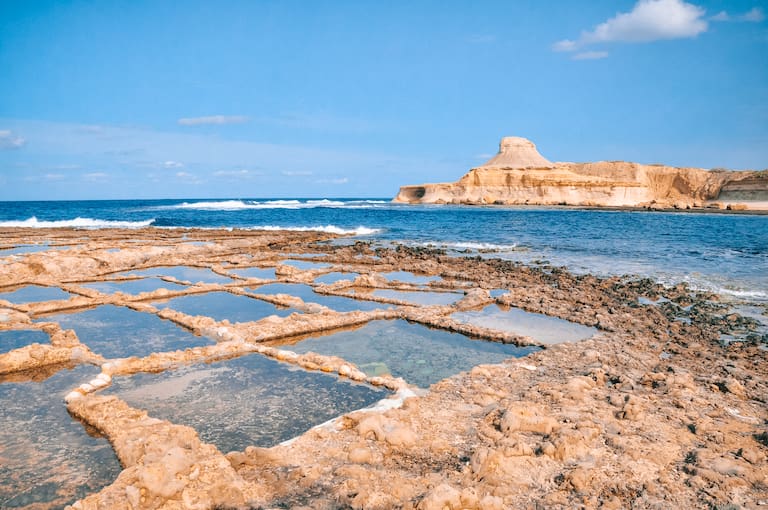 Sehenswert – die Salzpfannen auf Gozo