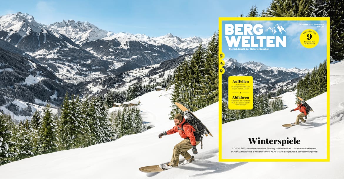 Bergwelten Magazin, AT-Ausgabe (Dezember 2021/ Jänner 2022) 