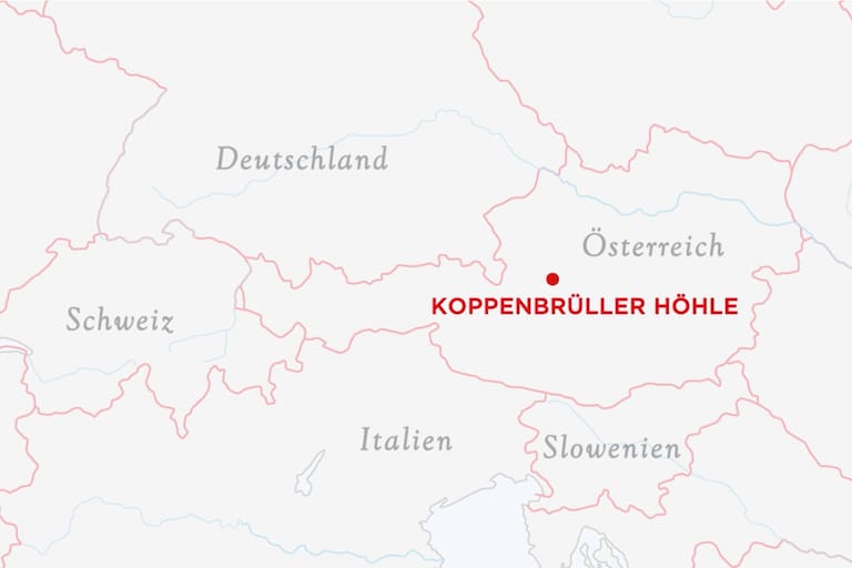 Landkarte Koppenbrüllerhöhle 