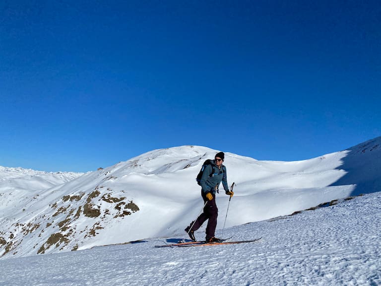 Der Fotograf Harald Wisthaler auf Skitour