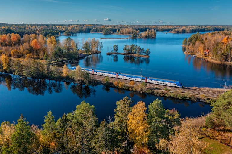 Per Zug durch Südschweden