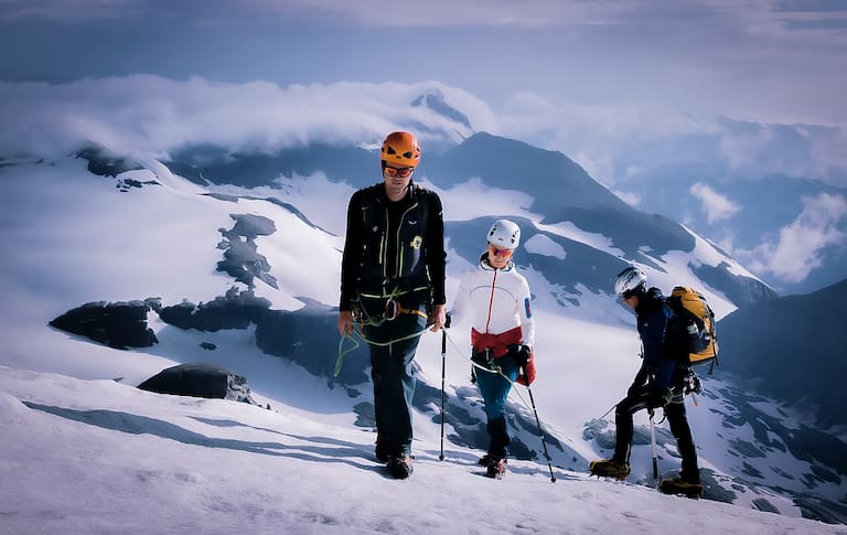 Unterwegs auf den Großglockner im Nationalpark Hohe Tauern