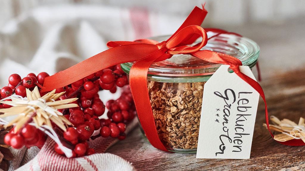 Weihnachtsgeschenke zum Selbermachen: Lebkuchen-Granola