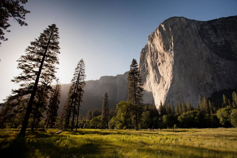 Der mächtige El Cap mit der markanten „Nose“ im Yosemite
