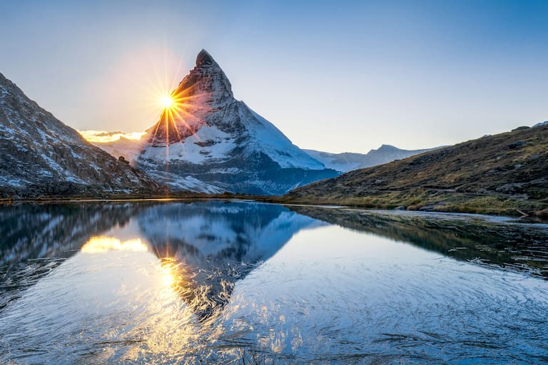 Matterhorn und Riffelsee