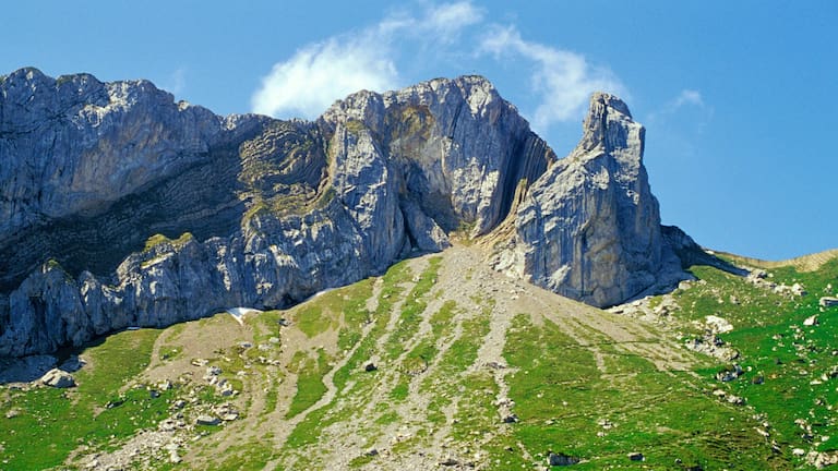 Blick vom Matthorn zum Pilatus in der Schweiz