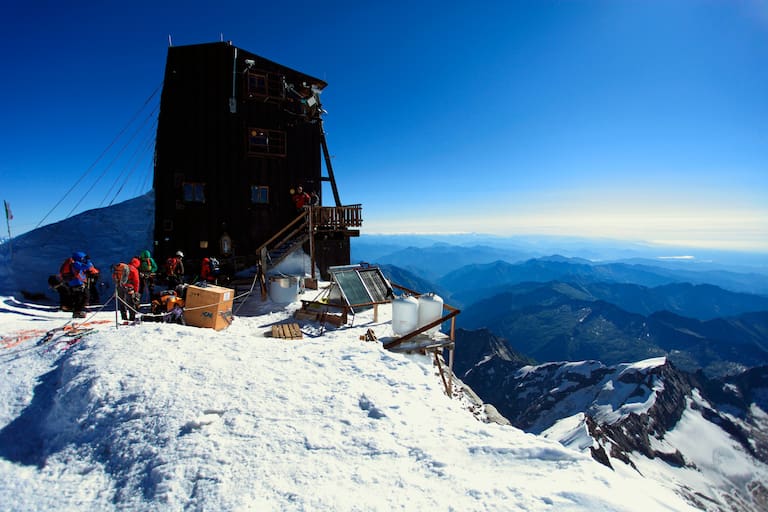 Höchste Hütte Europas: Capanna Margherita auf 4.554 m