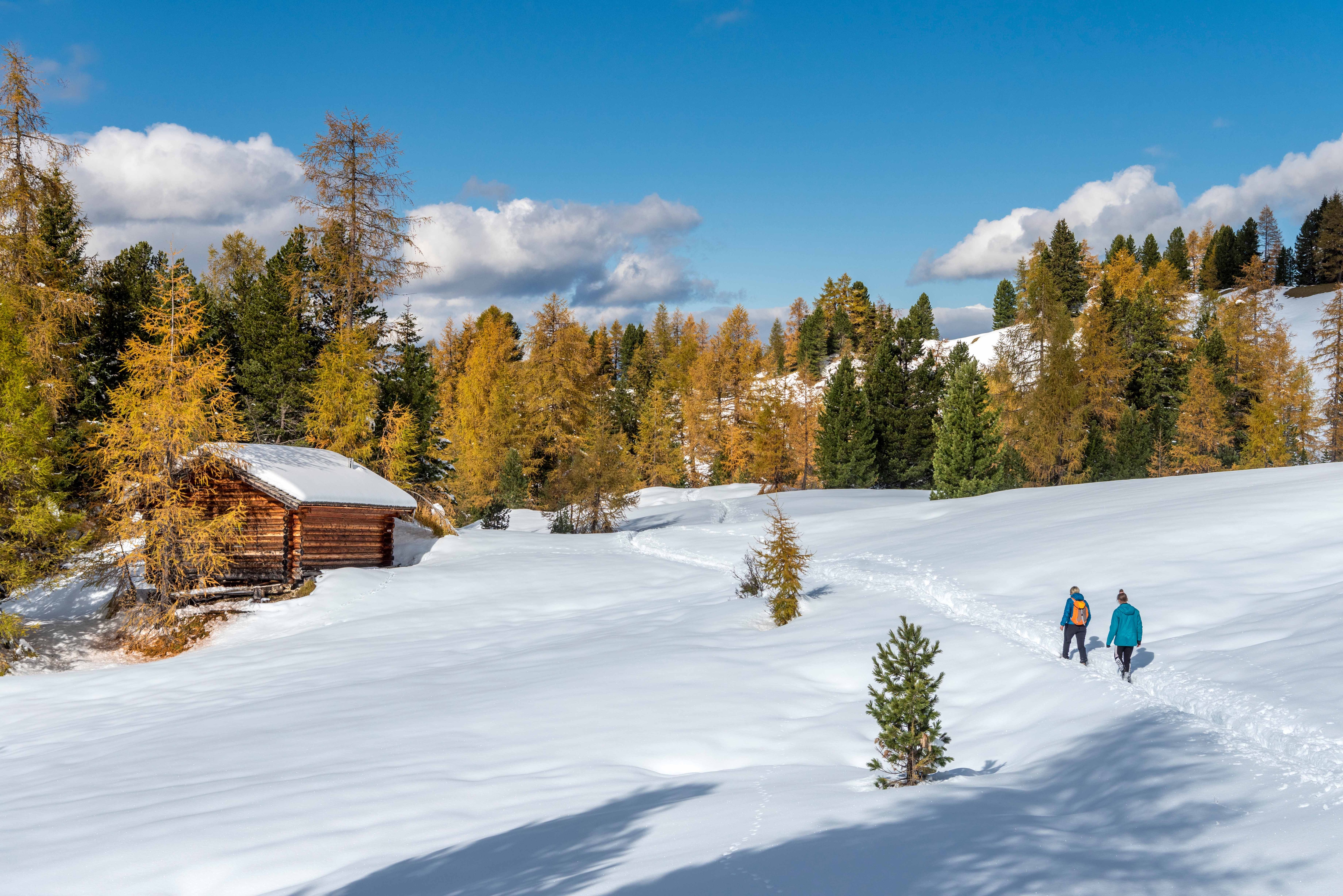 Winterwandern in den Südtiroler Dolomiten, Alta Badia