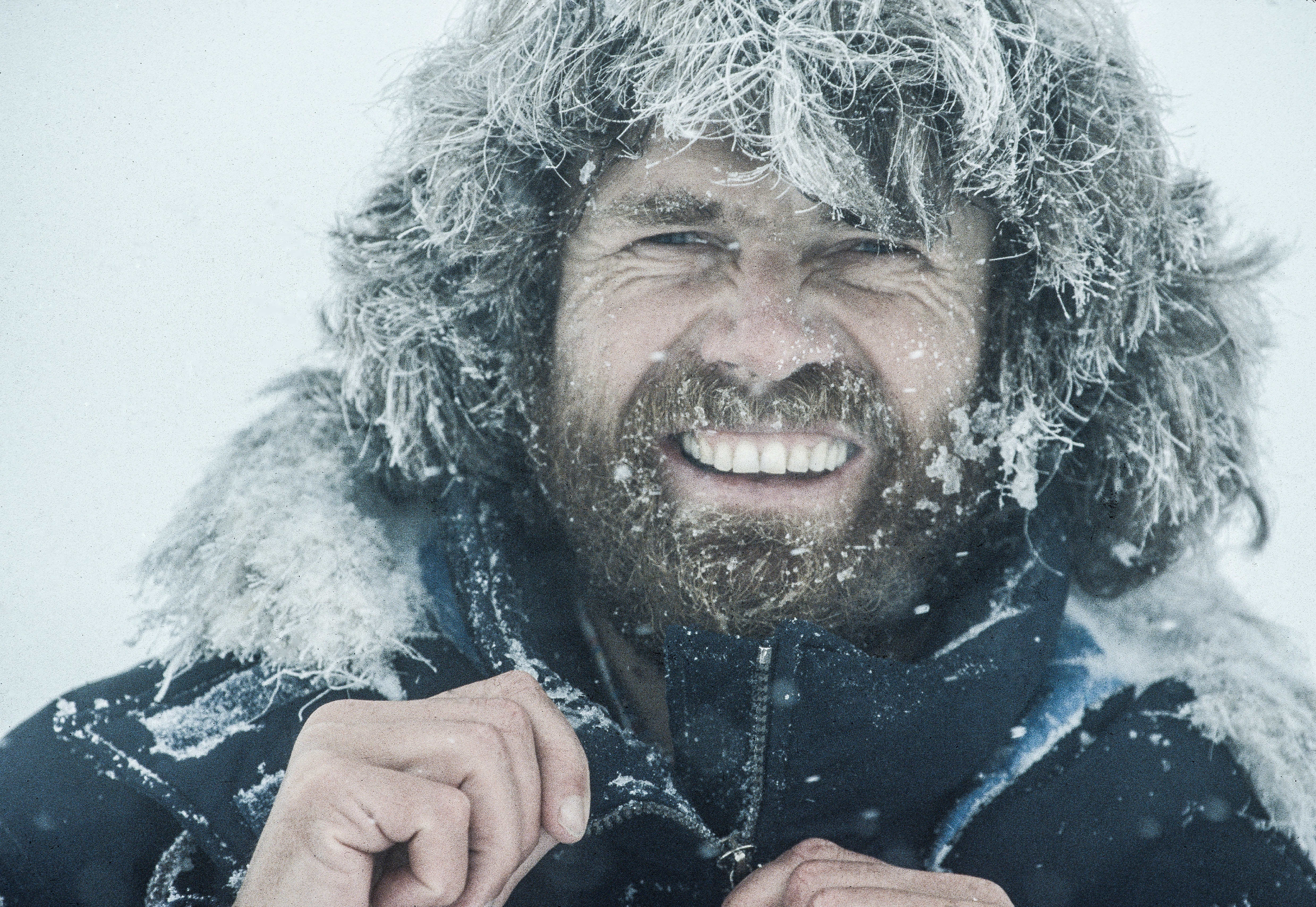 Reinhold Messner bei Antarktis Durchquerung 1989/90