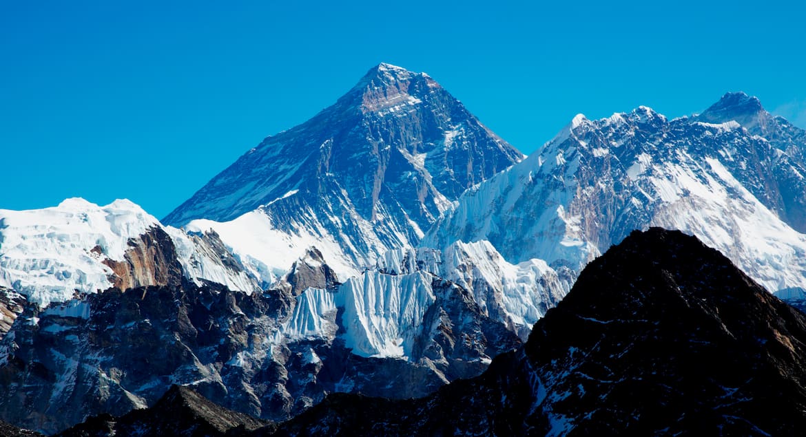 Der Mount Everest (8.848 m)