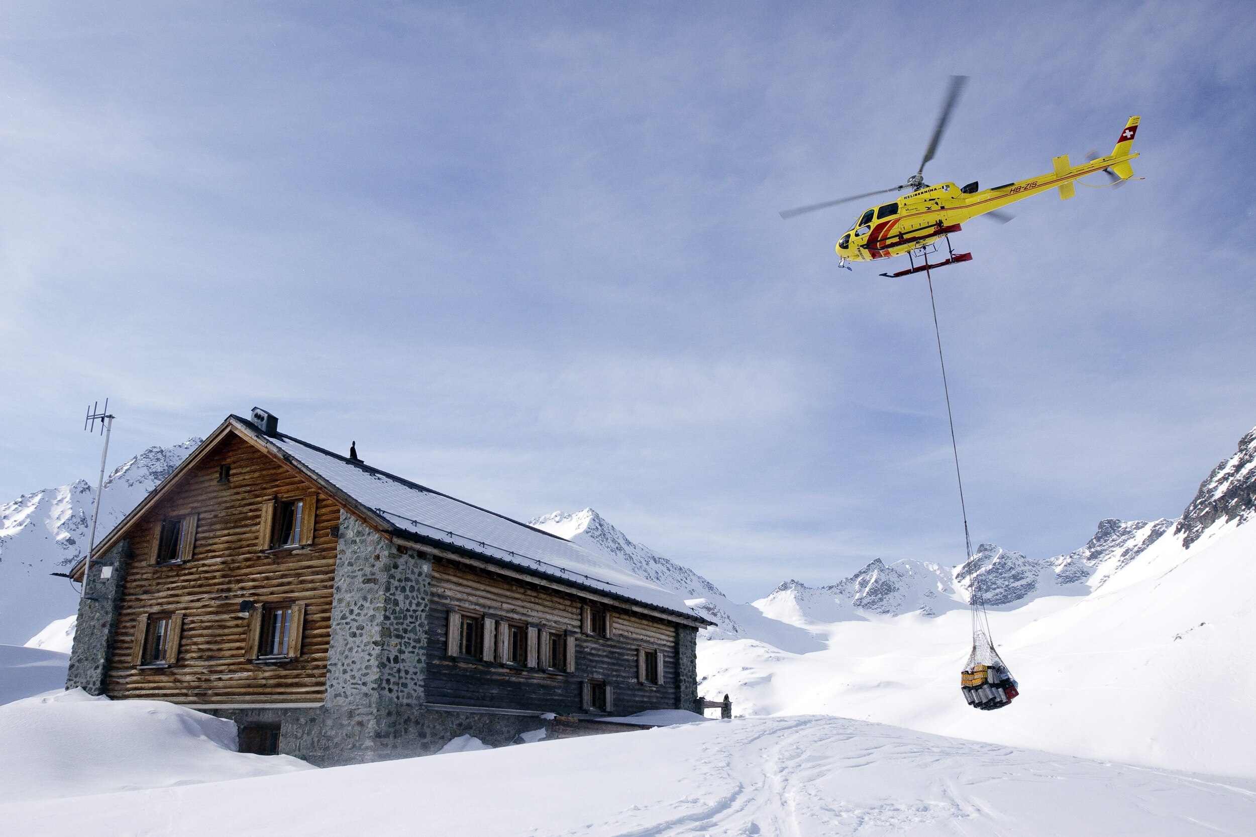 Die Jenatschhütte in Graubünden