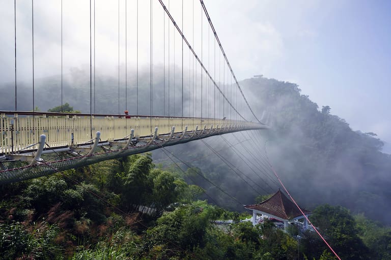 Hängebrücke in Taiwan