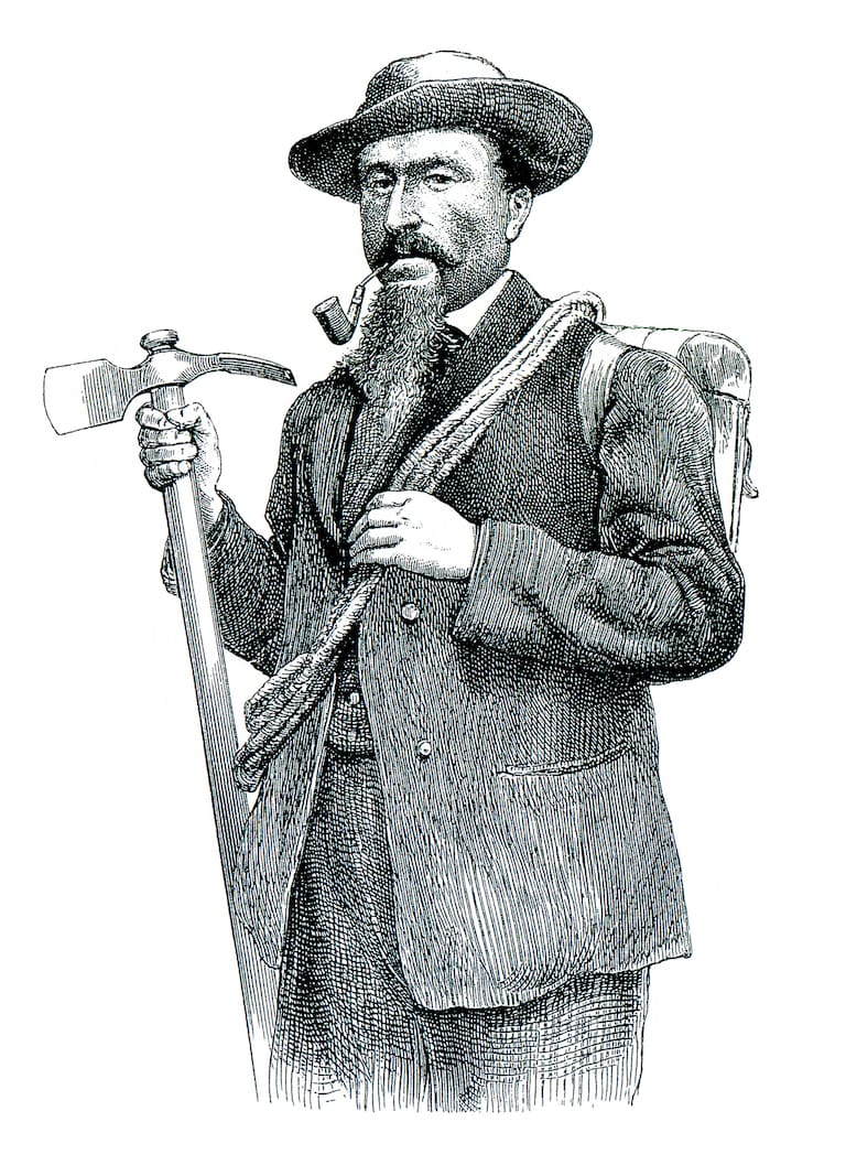 Erstbesteiger des Castors: Der französische Bergführer Michel Croz 1865