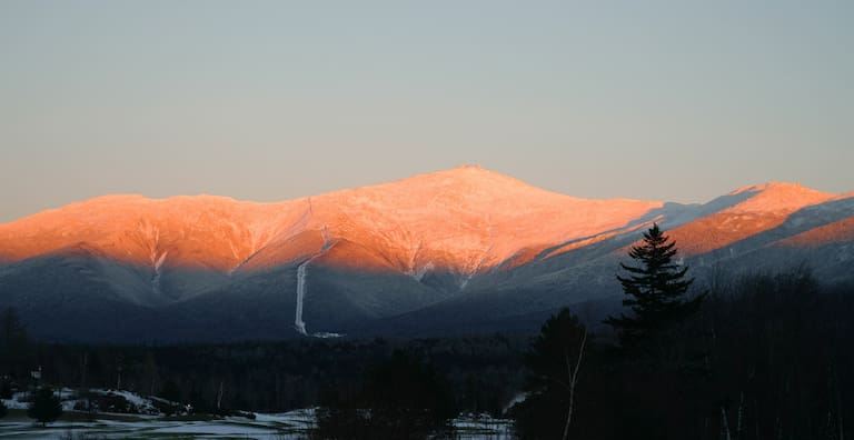 Mount Washington im Abendlicht