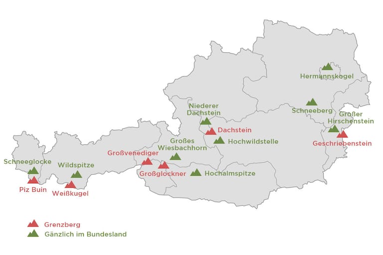 15 Summits: Die höchsten Berge Österreichs