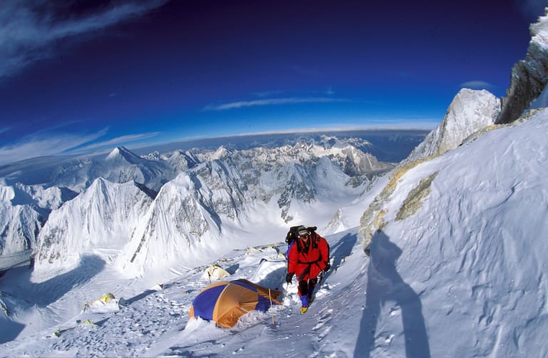 In großer Höhe: Am Gasherbrum II (8.034 m), Karakorum