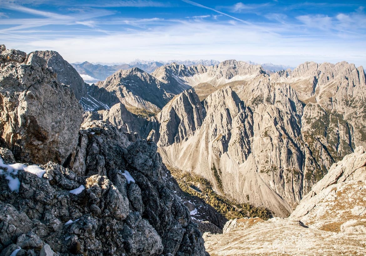 Atemberaubender Ausblick in die Lienzer Dolomiten.