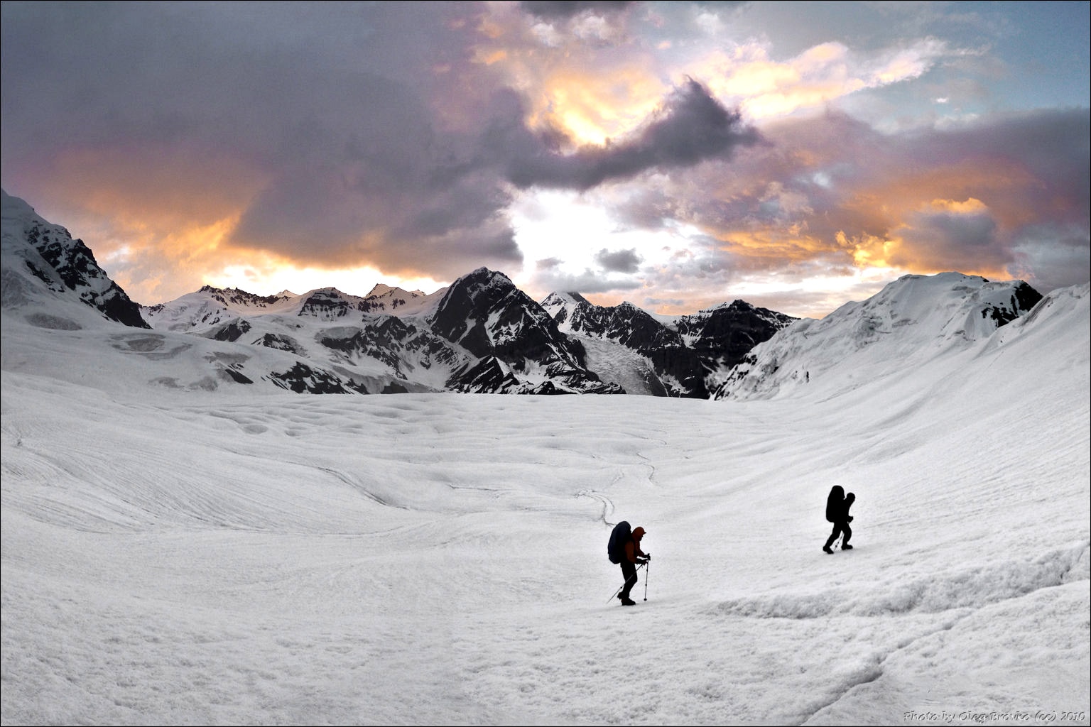 Bergsteiger im Pamir-Gebirge, Tadschikistan
