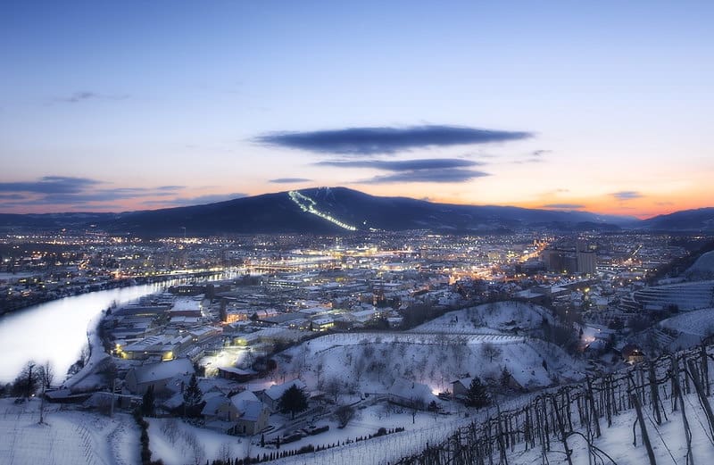 Winterliches Maribor
